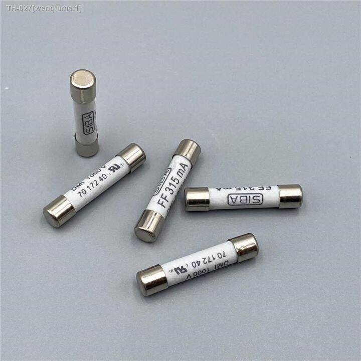 5pcs-lot-siba-ff-315ma-1000v-30ka-6-3x32mm-dmi-7017240-fast-acting-ceramic-fuse-links-for-multimeter