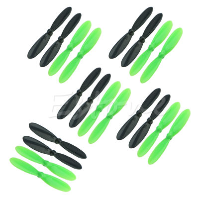 Ready Stock 20pcs blade Propeller for Hubsan X4 Quadcopter Motor H107L H107C Black&Green