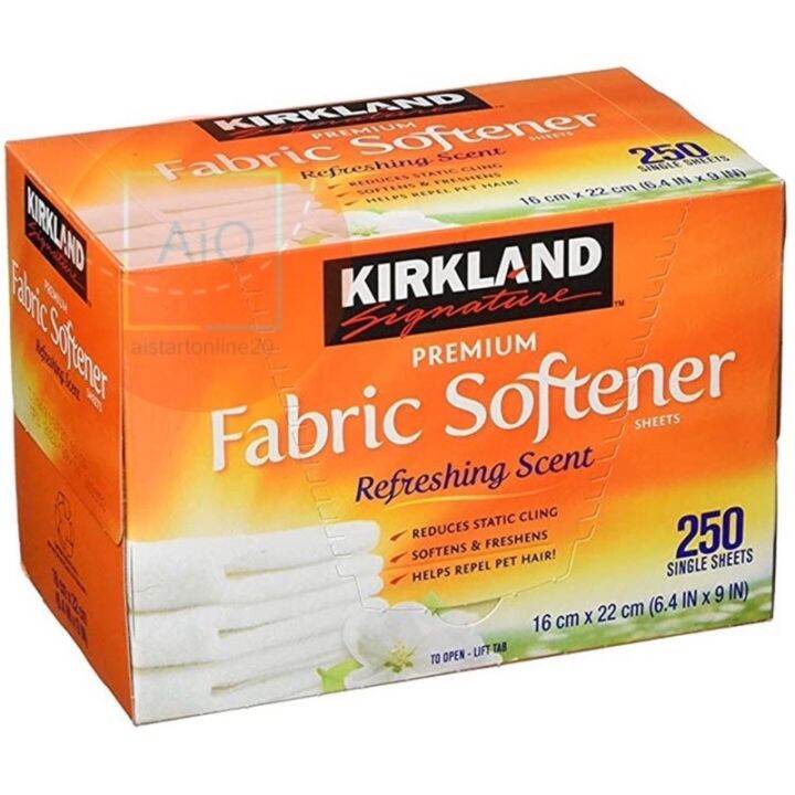 Kirkland Signature Fabric Softener Sheets 250CT Lazada PH