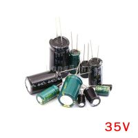 50PCS 35V470uF 470uF 35V Plug-in Aluminum Electrolytic Capacitor Electrical Circuitry Parts