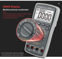 Kaeeassu KM-DM04A AC/DC 4 ½ /20000เครื่อง Ture RMS ดิจิตอลมัลติมิเตอร์จอ LCD อัตโนมัติมีความแม่นยำสูง NCV มัลติมิเตอร์วัดแรงดันไฟฟ้าป้องกันการเผาไหม้อัจฉริยะโอห์มตัวเก็บประจุไดโอดต่อเนื่องเครื่องวัดกระแสไฟฟ้าที่มีความถี่แอนะล็อกบาร์