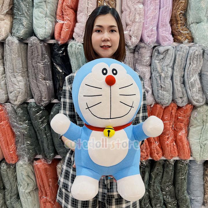 doraemon-ตุ๊กตา-โดเรม่อน-ผ้าทีคอต-ท่านั่ง-ขนาด-16-นิ้ว-ลิขสิทธิ์แท้-โดราเอมอน-ตุ๊กตาโดเรม่อน-ตุ๊กตา-โดเรมอน