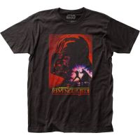 เสื้อยืดเจไดภาพยนตร์สตาร์วอร์การกลับมาของ Darth Vader Vs Luke Skywalker ผ้าฝ้ายแขนสั้น