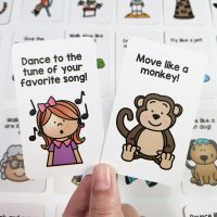 Childrens Brain Exercise Card English Activity Parent-child Game English Word Learning Early Education Enlightenment Card Book Flash Cards Flash Card