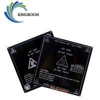 KINGROON PCB อลูมิเนียมฮีทเบดร้อน12V 24V MK2A MK3เตียงอุ่น3D เครื่องพิมพ์ Part 3d แพลตฟอร์มการพิมพ์เตียงร้อน220x220mm