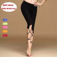 【cw】 Belly Pants Dancer Outfits Costume Female Adult Modal Strappy Trousers Bellydance Clothing DN9431 【hot】