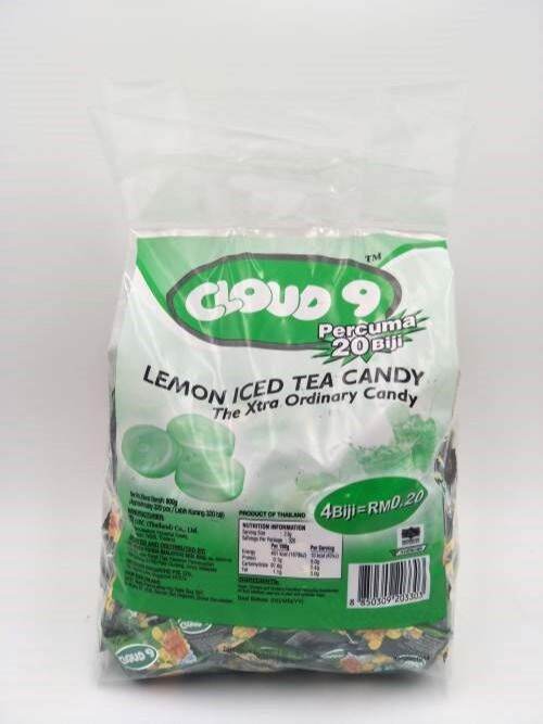 Cloud 9 Iced Lemon Tea Candy 320's x 2.5GM Lazada