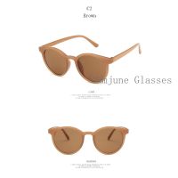 ❤READY STOCK❤New Round Frame Sunglasses Women R nd Designer Sun Glasses Female Driving