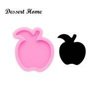 DY0574 Apple Badge Reel Epoxy Resin Molds Phone Grip Socket Silicone Mould DIY Shiny Glossy Bread Cake  Cookie Accessories