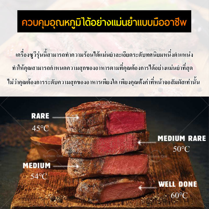 เครื่องsousvide-แถมฟรีถุงสูญญากาศ-เครื่องซูวี-กำลังไฟฟ้า-1800-วัตต์-หม้อสแตนเลส-หม้อนึ่งไฟฟ้า-แถมฟรีถุงสูญญากาศ