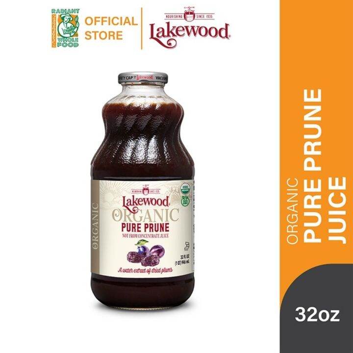 Lakewood Organic PURE Prune (Gluten Free) 32oz Lazada