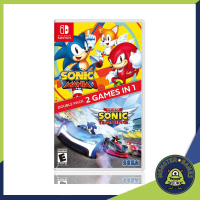 Sonic Mania + Team Sonic Racing Double Pack Nintendo Switch Game แผ่นแท้มือ1!!!!! (Sonic Mania Switch)(Team Sonic Racing Switch)(Sonic Double Pack Switch)