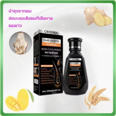 PEIMEI แชมพูเร่งผมยาว 250ml ยาสระผมเร่งยาว ป้องกันผมล่วง ขิงบำรุงถึงราก รากผมแข็งแรง ซ่อมแซมผมเสีย แชมพูแก้ผมร่วง แชมพูปลูกผม ​ยาสระผมแก้ร่วง แชมพูขิงของแท้ แชมพูลดผมร่วง แชมพูสระผม แชมพูขิงเพียว shampoo