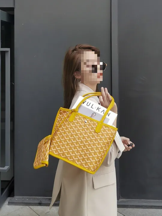 Women's bag 2022 Korean dog tooth cabbage basket Tote bag one shoulder