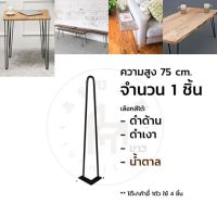 Afurn DIY ขาโต๊ะเหล็ก ความสูง 75 cm สำหรับติดตั้งกับหน้าท็อปไม้ ทำโต๊ะคอม โต๊ะอ่านหนังสือ โต๊ะกินข้าว โต๊ะบาร์สำหรับตั้งของโชว์