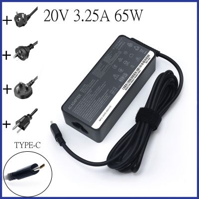 65W 20V 3.25A TypeC แล็ปท็อปอะแดปเตอร์ AC เครื่องชาร์จสำหรับ Lenovo ThinkPad X280 X380 X390 X395 L580 ADLX65YLC3A ADLX65YCC3D Yuebian