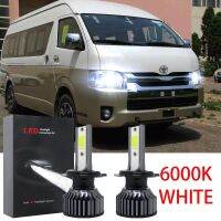 ชุดแปลงไฟหน้า 6000K สีขาว สําหรับ Vios (NCP40) 2002-2008 Hiace 2006-2015 2 ชิ้น Accessories