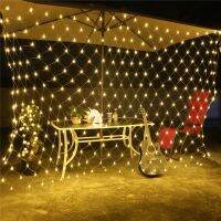 8 Modes 110V/220V Super Bright LED Net Mesh String Light Xmas Lights Garden Wedding Holiday Lighting LED Decoracion