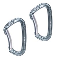 2ชิ้น24KN ปีนป่ายปีนเขากลางแจ้ง Carabiner Rappiner กลางแจ้งปีนเขา Carabiner Arborist Abseiling ฮาร์ดแวร์เกียร์