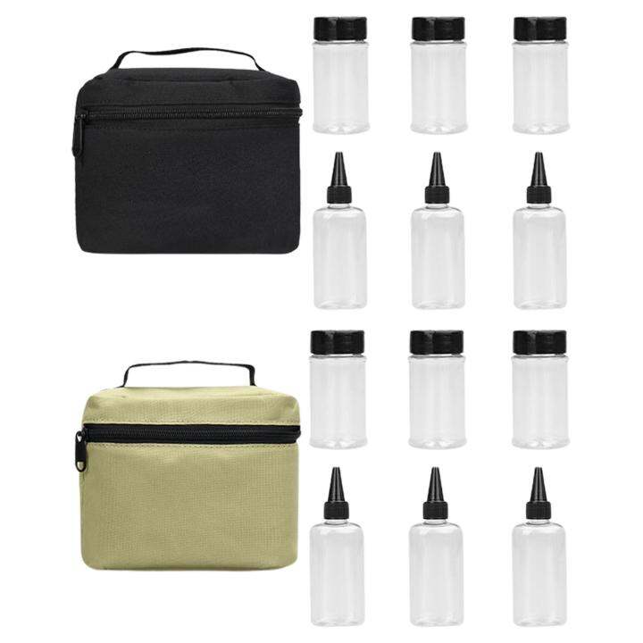 Portable Camping Spice Jars Set Condiments Bottle Seasoning Empty Cans