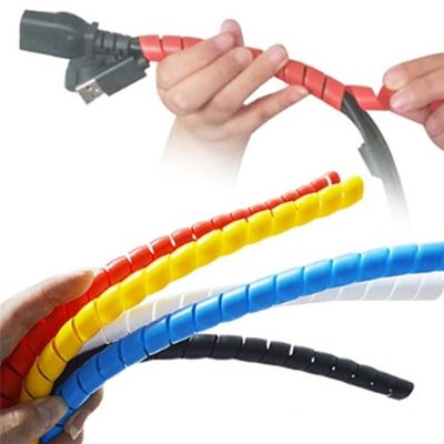 【CW】 1M 10mm Wire Organizer Retardant Cable Sleeve Colorful Casing Sleeves Winding Pipe