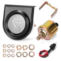 ☽♞ﺴ Car Oil Pressure Gauge Refitting 52mm Automobile Oil Pressure Instrument 0 100PSI Oil Pressure Gauge With Sensors 12V Car Meter