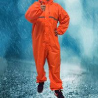 【CW】 Waterproof Windproof Conjoined Raincoats Overalls Electric Motorcycle Fashion Raincoat Men And Women Rain Suit Rainwear