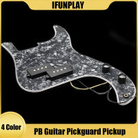 【cw】PB P Bass 3 Ply Prewired Loaded Pickguard Pickup for Precision Bass Guitar Musical Instrument Accessories Parts 4 Colorhot