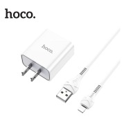 Bộ sạc nhanh Hoco C81 USB Lightning sạc nhanh 2.1A thích hợp với dòng