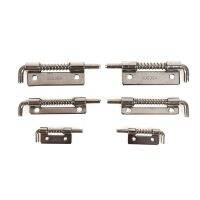 【LZ】♚◘  Stainless Steel Flat Latch Loading Hinge Safety Spring Bolt Barrel Latch For Welding Power Distribution Cabinet