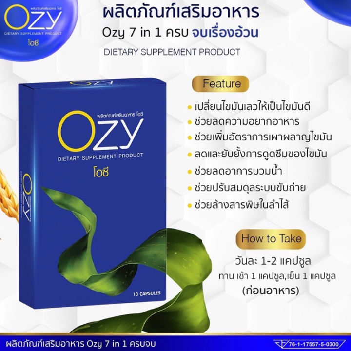 ozy-ของแท้-ส่งฟรี-อาหารเสริมลดน้ำหนัก-คุมหิว-อิ่มนาน-โอซี-หนิง-ozy-ลด-1กล่อง-10-แคปซูล
