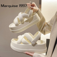 Marquise1997  รองเท้าแตะหญิง รองเท้าแตะ รองเท้าผู้หญิง รองเท้าผู้หญิง รองเท้าแตะแฟชั่นผู้หญิง เกาหลีสไตล์2023 NEW B98G1UA 37Z230913