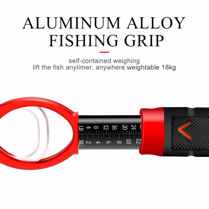 knots-tool-lip-grip-with-scale-catch-fishing-tool-fish-control-clamp-tackle-holder-anti-slip-clip-rope-lip-grip-pliers-aluminum