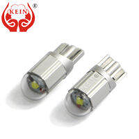 KEIN 2pcs Aluminum Parts Lens T10 W5W 168 194 Led Lamp For Car Interior Door Reading Clearance License Plate Led Light 1smd 12v