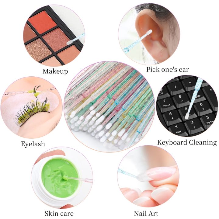 cw-200-pcs-disposable-makeup-brushes-set-microbrush-mascara-wands-applicator-swab-extension-tools