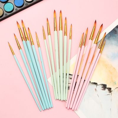 【cw】 Purpose Paint Brushes Watercolor 6pcs