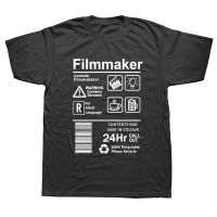 Funny Filmmaker Editing T Shirts Unisex Graphic New Cotton Birthday Gift Short Sleeve O Neck Hip Hop Film Directors T shirt XS-6XL