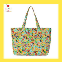 Kloset Etcetera Canvas Tote Size(M) ลาย Sunflowerdance กระเป๋าคลอเส็ท ถุงผ้า กระเป๋าแคนวาส tote bag กระเป๋าถือ กระเป๋าสะพาย กระเป๋าแฟชั่นผู้หญิง กระเป๋าเอนกประสงค์