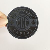 【LZ】✷  Etiqueta redonda do couro do plutônio para Jeans logotipo personalizado personalizado do tipo alta qualidade