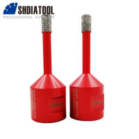 SHDIATOOL 2Pcs M14สูญญากาศ zed Diamond Drilling Core Bits เจาะ Bits หินแกรนิตหินอ่อนกระเบื้องเซรามิค Hole Saw Diamond DrillBit