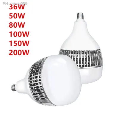 E26 E27 E39 E40 Led Bulb 220v Lampara Led Light Bulbs High Power 36W 50W 100W 150W 200W Lighting For Home Industrial Garage Lamp