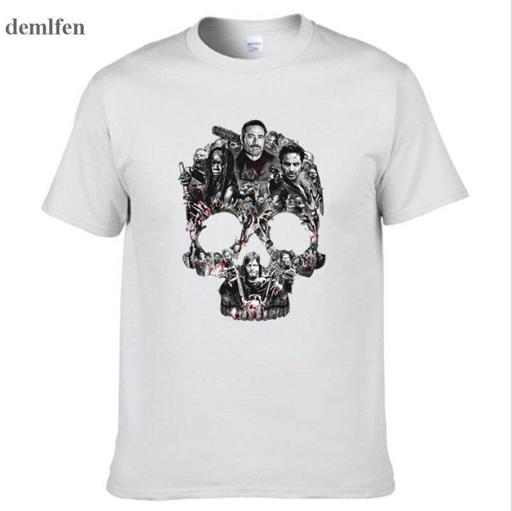 ข้อเสนอพิเศษ-ใหม่-the-walking-dead-negan-lucille-เสื้อยืดผู้ชายทีวี-demlfen-ผ้าฝ้าย-tshirt-tee-top-ยูโรขนาด-xs-xxxls-5xl