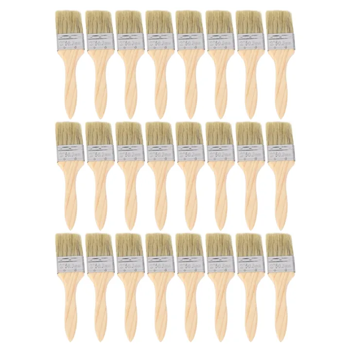 24-Pack Of 2 Inch Chip Paint Brushes - For Paint, Stain, Glue, Varnish, Gesso & More