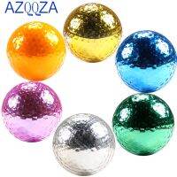 1Pcs Dia 42.7mm Metallic Plated Colored Golf Balls Fancy Match Opening Goal Best Gift Durable Construction For Sporting Events