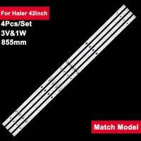 4ชิ้นแถบไฟแบ็คไลท์ทีวี Led 855มม. สำหรับ Haier 42นิ้ว Led42d15-01c 3034201520โวลต์ Lt-42c550 Lt-42c571 Le42e6900 Le42k50 Tf-Led42s39