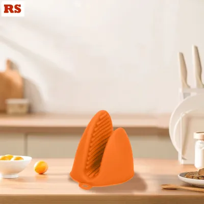 คลิปทนความร้อนได้หยิกจับหม้อทำอาหารเตาอบขนาดเล็กตัวป้องกันมือสำหรับอุปกรณ์ครัวที่ใช้ในครัวเรือน