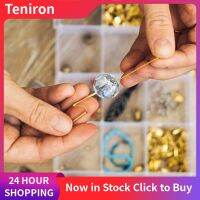 Teniron 100 ชิ้นเครื่องประดับ spacer beads rhinestone ฝังเครื่องประดับลูกปัดหลวมเครื่องประดับทำอุปกรณ์เสริม