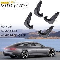 Mud Flaps Mudflaps Splash Guards Mudguards สำหรับ Audi A4 S4 B5 8D B6 S6 8H B7 B8 8K B9 8W A6 4F 4A C5 4B C6 4G C8 Avant