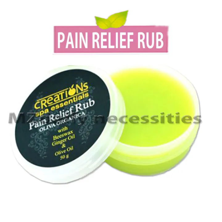 MZ Summer Girl Spa ( Oliva Organica ) Essentials PAIN RELIEF RUB 50g Lazada PH