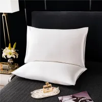 Luxury Satin Pillowcase Solid Color Envelope Pillow Case Bedding Bedroom Sleep Pillow Cover 48x74 50x90 Pillowcover